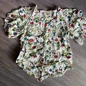 Maeve Floral Blouse - Multicolor